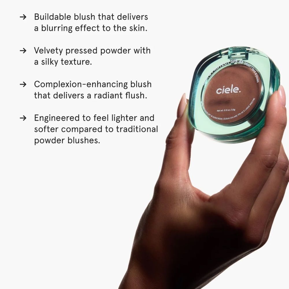 Ciele flush & PROTECT SPF 45+ in color Rush